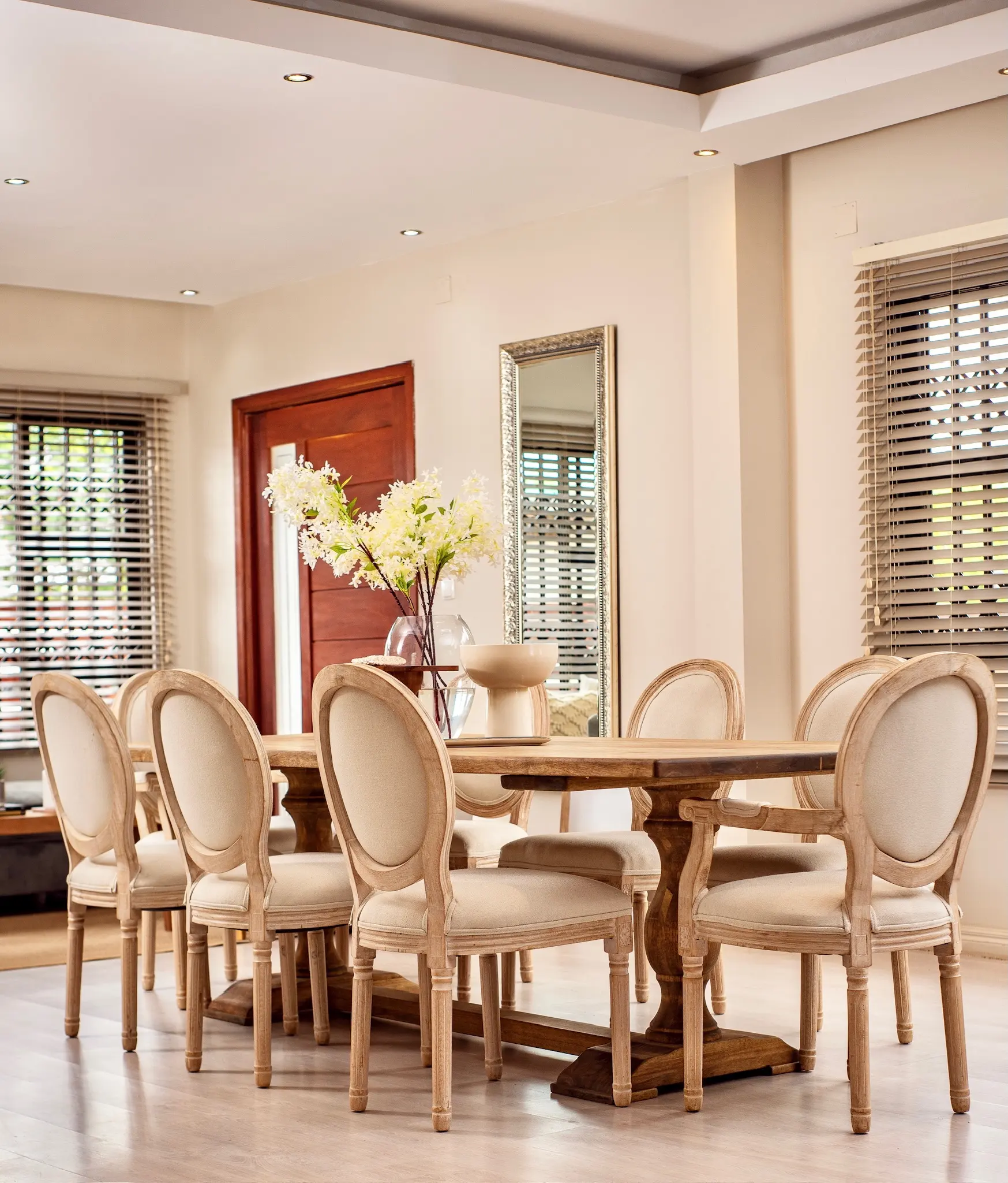 The Modern Farmhouse — soft neutral tones